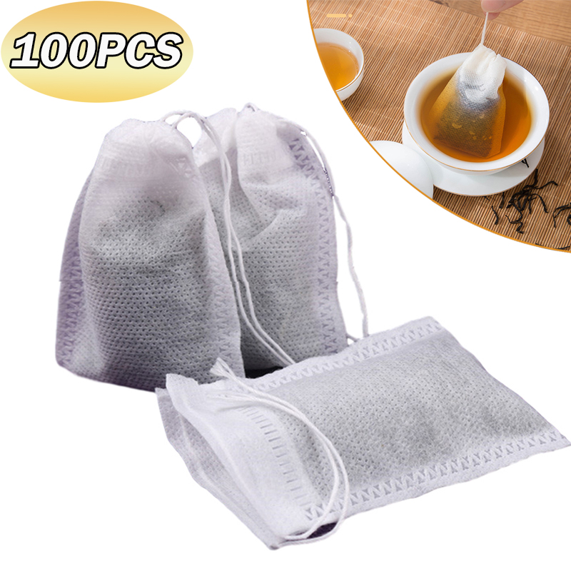 100Pcs Disposable Teabags Non- - đánh giá và giá Herbal Wellness Products