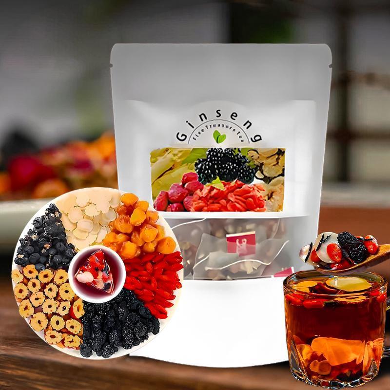 Ginseng Five Treasure Tea Natu - đánh giá và giá Herbal Wellness Products