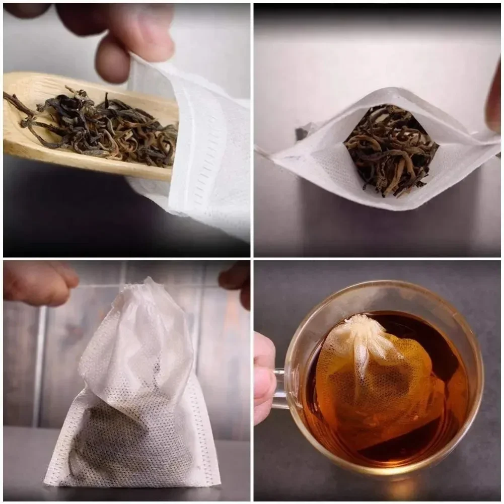 1000-100Pcs Disposable Teabags - đánh giá và giá Herbal Wellness Products