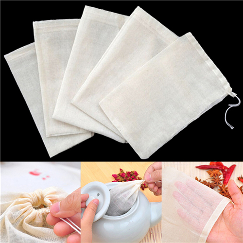 1pc/10Pcs Cotton Tea Bags Musl - đánh giá và giá Herbal Wellness Products