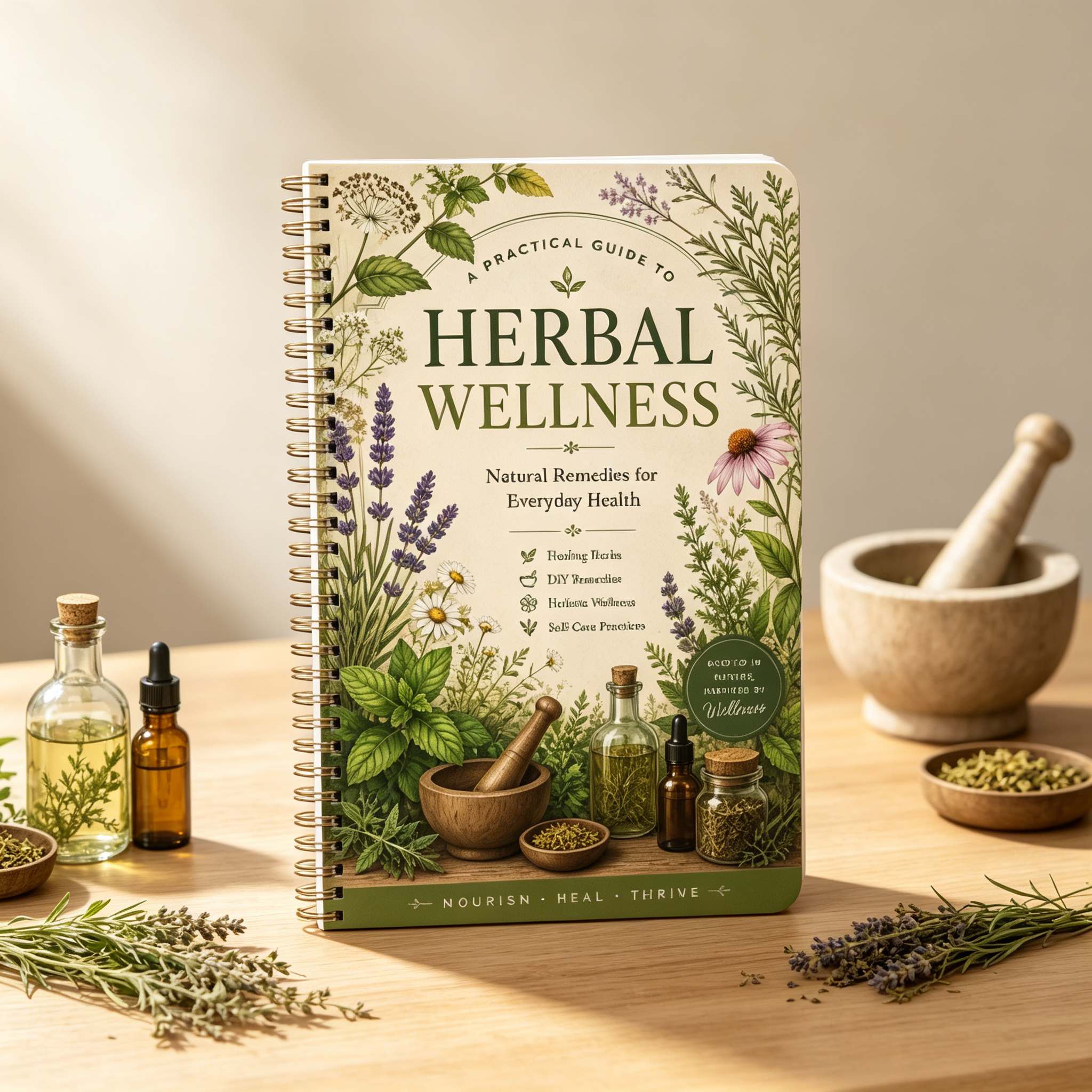 Herbal Remedies Journal A5 Spi - đánh giá và giá Herbal Wellness Healthcare